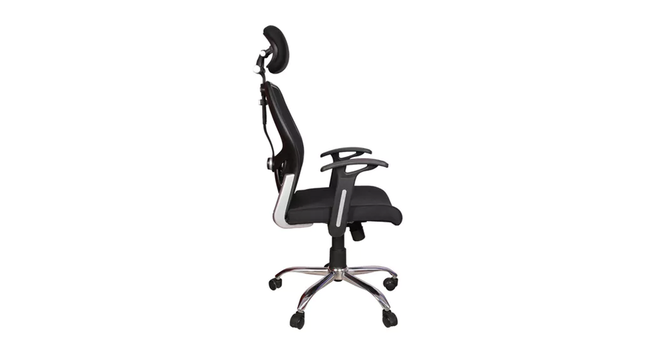 Devon Office Chair (Black) by Urban Ladder - Cross View Design 1 - 466213