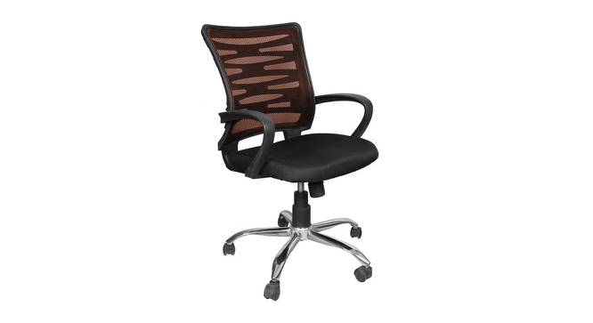 Crozet Office Chair (Brown) by Urban Ladder - Cross View Design 1 - 466222