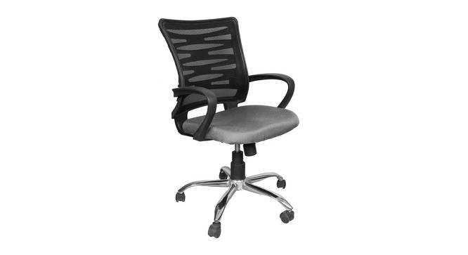 Caledonia Office Chair (Black & Grey) by Urban Ladder - Cross View Design 1 - 466223
