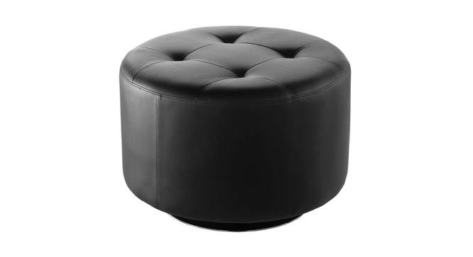 Domani Revolving Ottoman (Black) by Urban Ladder - Cross View Design 1 - 466229