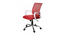 Breton Office Chair (Red) by Urban Ladder - Design 1 Side View - 466232