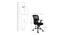 Byam Office Chair (Black) by Urban Ladder - Design 1 Dimension - 466264