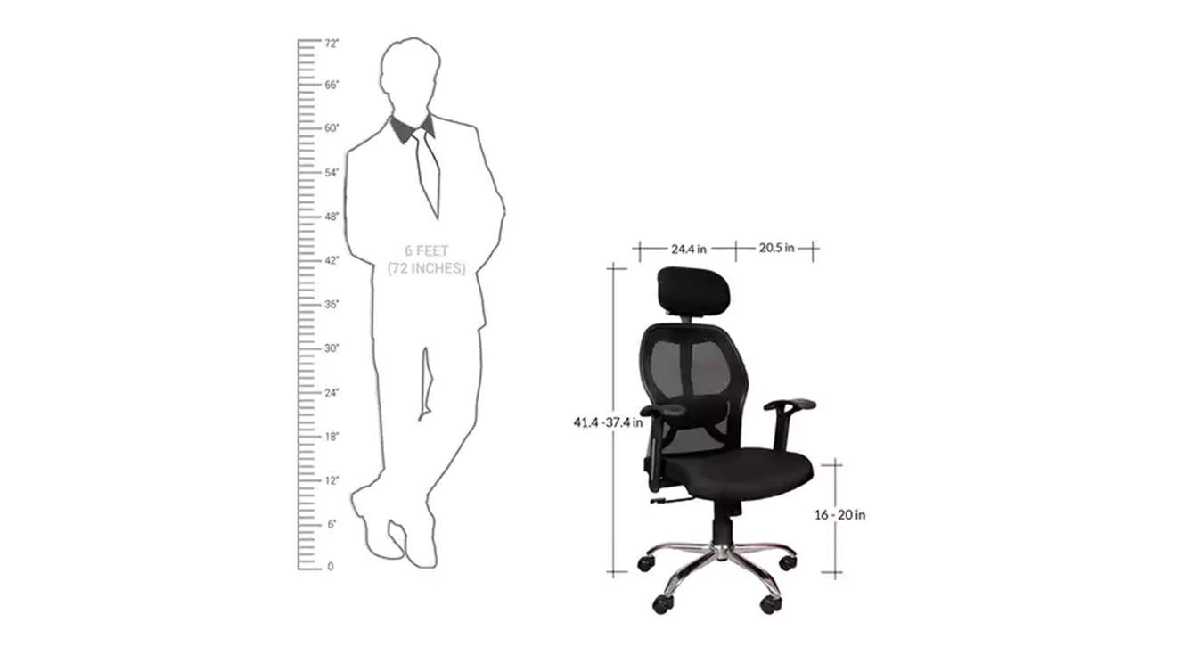 Devon office chair black 6