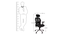 Devon Office Chair (Black) by Urban Ladder - Design 1 Dimension - 466268