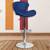 Indus bar stool dark blue lp