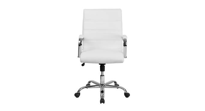 Falster Executive Chair (White) by Urban Ladder - Front View Design 1 - 466300