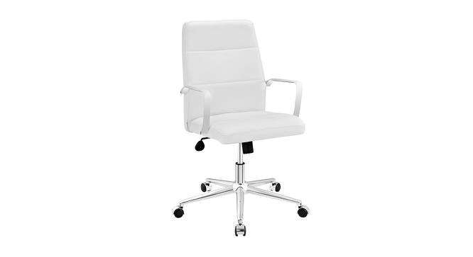 Galapagos Office Chair (White) by Urban Ladder - Front View Design 1 - 466304