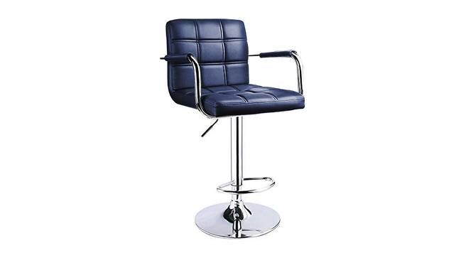 Ennika Bar stool (Dark Blue) by Urban Ladder - Front View Design 1 - 466310