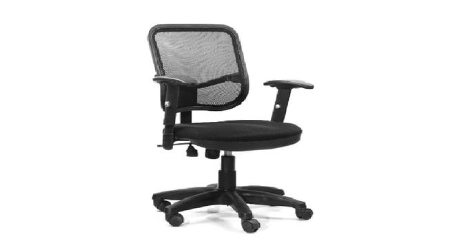 Haida Office Chair (Black) by Urban Ladder - Cross View Design 1 - 466324