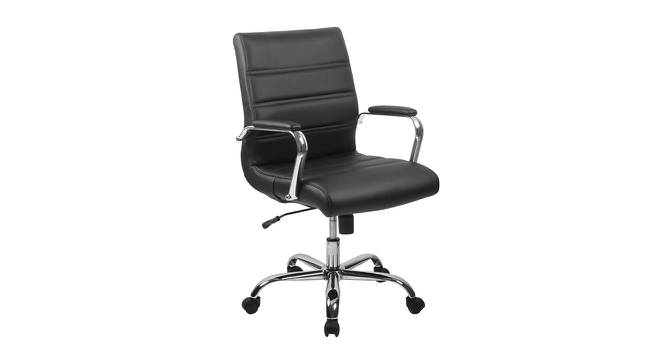 Falster Executive Chair (Black) by Urban Ladder - Cross View Design 1 - 466326