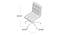 Funen Office Chair (Black) by Urban Ladder - Design 1 Dimension - 466370