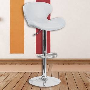 Bar Stool Set Of 2 Design Indus Leatherette Bar Stool in White