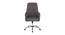 Juan Executive Chair (Dark Grey) by Urban Ladder - Front View Design 1 - 466402