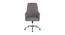 Juan Executive Chair (Grey) by Urban Ladder - Front View Design 1 - 466403