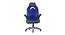 Lakeba Gaming Chair (Black & Blue) by Urban Ladder - Front View Design 1 - 466406
