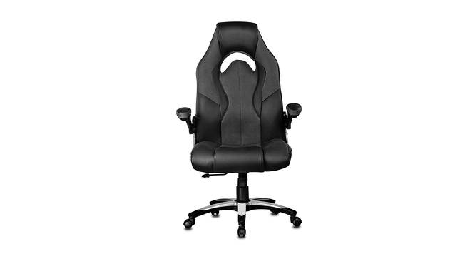 Lakeba Gaming Chair (Black & Grey) by Urban Ladder - Front View Design 1 - 466407