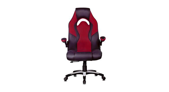 Lakeba Gaming Chair (Black & Red) by Urban Ladder - Front View Design 1 - 466410