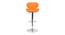 Indus Bar stool (Orange) by Urban Ladder - Front View Design 1 - 466415