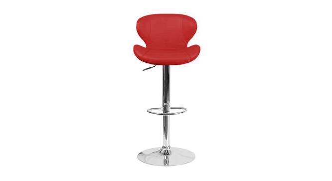 Indus Bar stool (Red) by Urban Ladder - Front View Design 1 - 466416