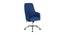 Juan Executive Chair (Blue) by Urban Ladder - Cross View Design 1 - 466425