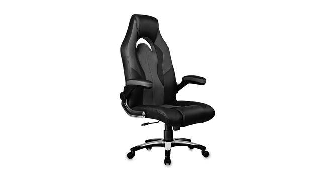 Lakeba Gaming Chair (Black & Grey) by Urban Ladder - Cross View Design 1 - 466431