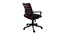 Labrador Office Chair (Black & Red) by Urban Ladder - Design 1 Side View - 466446