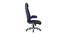 Lakeba Gaming Chair (Black & Blue) by Urban Ladder - Design 1 Side View - 466454