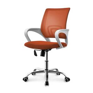 Luzia Fabric Net Study Chair in Orange Colour