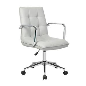 Multipurpose Study Chairs Design Warlick Leatherette Study Chair in White Colour