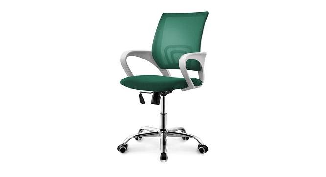 Luzia Study Chair (Green) by Urban Ladder - Front View Design 1 - 466498