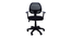 Sacremo Office Chair (Black) by Urban Ladder - Front View Design 1 - 466502