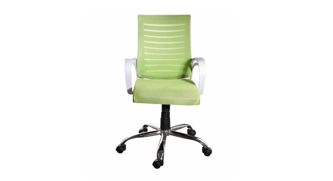 Manan Office Chair (Green) by Urban Ladder - Front View Design 1 - 466503