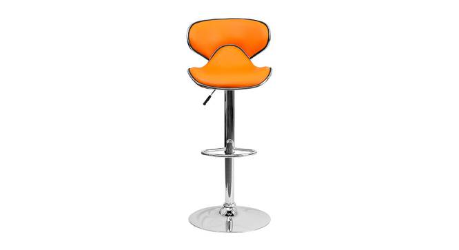 Marlon Bar Stool (Orange) by Urban Ladder - Front View Design 1 - 466514
