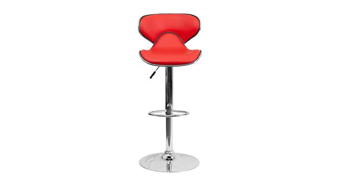 Marlon Bar Stool (Red) by Urban Ladder - Front View Design 1 - 466516