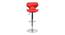 Marlon Bar Stool (Red) by Urban Ladder - Front View Design 1 - 466516