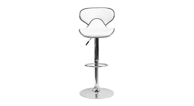 Marlon Bar Stool (White) by Urban Ladder - Front View Design 1 - 466517