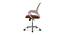 Luzia Study Chair (Orange) by Urban Ladder - Cross View Design 1 - 466521