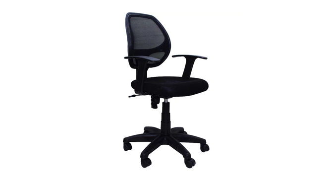 Sacremo Office Chair (Black) by Urban Ladder - Cross View Design 1 - 466524