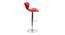 Marlon Bar Stool (Red) by Urban Ladder - Design 1 Side View - 466558