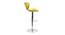 Marlon Bar Stool (Yellow) by Urban Ladder - Design 1 Side View - 466560