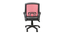 Manilin Office Chair (Black & Red) by Urban Ladder - Rear View Design 1 - 466562