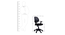 Sacremo Office Chair (Black) by Urban Ladder - Design 1 Dimension - 466578