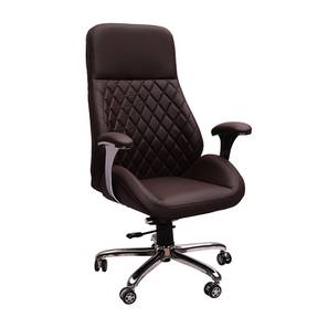 Study Chair In Pune Design Patrick Leatherette Study Chair in Brown Colour