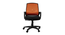 Parry Office Chair (Black & Orange) by Urban Ladder - Front View Design 1 - 466607
