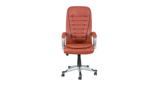 Melville Office Chair (Tan) by Urban Ladder - Front View Design 1 - 466608