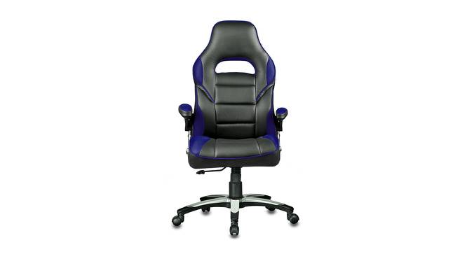 Niagara Gaming Chair (Black & Blue) by Urban Ladder - Front View Design 1 - 466611