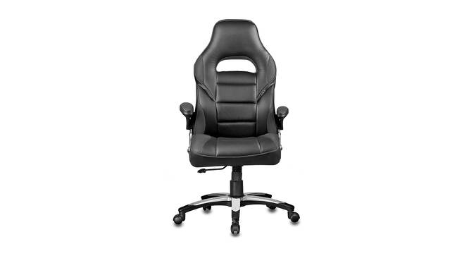 Niagara Gaming Chair (Black & Grey) by Urban Ladder - Front View Design 1 - 466612