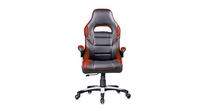 Niagara Gaming Chair (Black & Orange) by Urban Ladder - Front View Design 1 - 466614