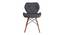 Prisma Dining Chair (Black) by Urban Ladder - Front View Design 1 - 466626
