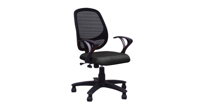 Pelee Office Chair (Black) by Urban Ladder - Cross View Design 1 - 466628